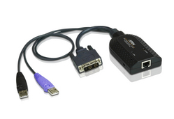 Кабель адаптер ATEN USB DVI Virtual Media KVM Adapter with Smart Card Support