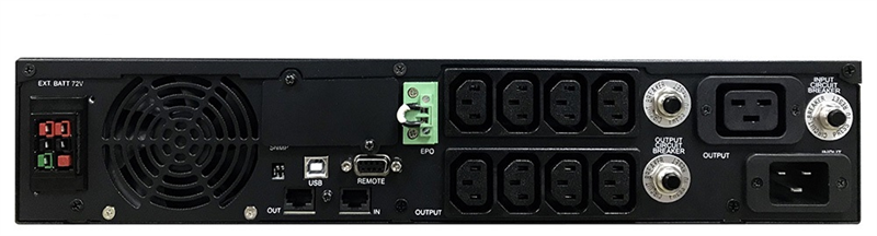Источник бесперебойного питания Powercom Smart-UPS SMART RT, Line-Interactive, 3000VA/2700W, Rack/Tower, 8*IEC320-C13+ 1*C19 (9 batt), Serial+USB, SNMP Slot, подкл. доп. Батарей (1157690)