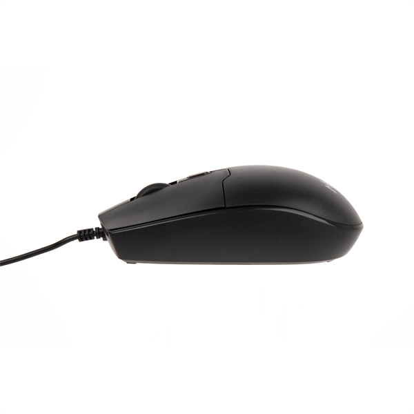 Мышь HIPER WIRED MOUSE OM-1100, USB, 1600dpi, 4but, 1.8m, black