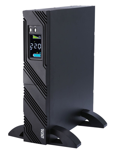 Источник бесперебойного питания Powercom SMART KING PRO+, Line-Interactive, 1000VA/800W, Rack/Tower, 8*IEC320-C13, Serial+USB, SmartSlot (1152572)