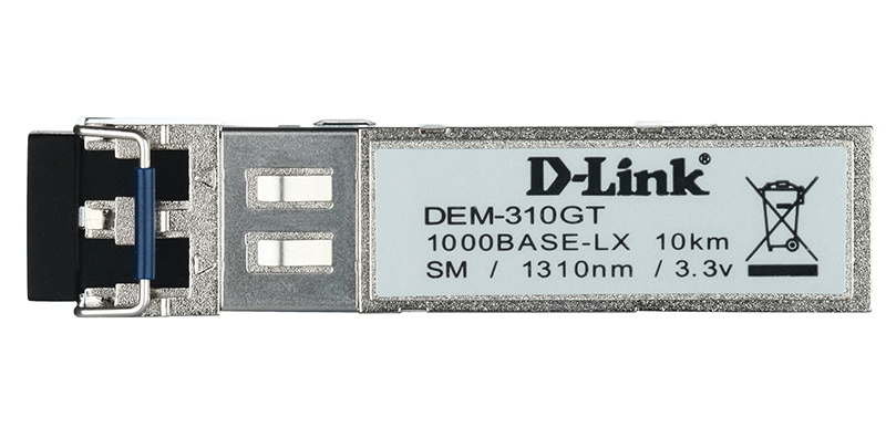 Модуль D-Link SFP Transceiver, 1000Base-LX, Duplex LC, 1310nm, Single-mode, 10KM