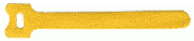  Хомут-липучка 135мм, 20 шт., желтый