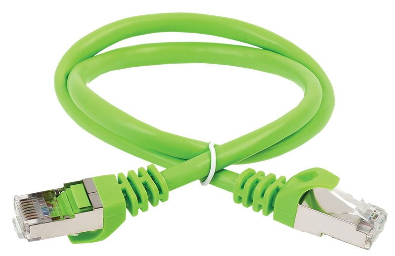  ITK Коммутационный шнур (патч-корд), кат.5Е FTP, 3м, зеленый