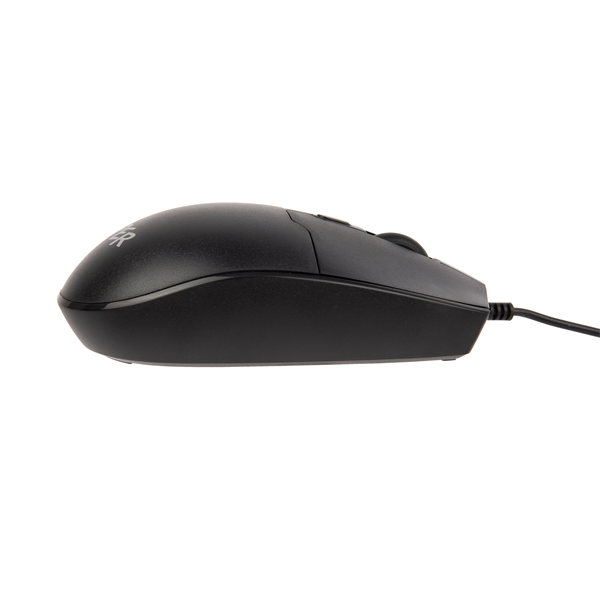 Мышь HIPER WIRED MOUSE OM-1100, USB, 1600dpi, 4but, 1.8m, black