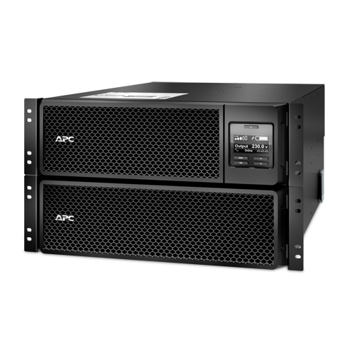 Источник бесперебойного питания для персональных компьютеров и серверов APC Smart-UPS SRT RM, 8000VA/8000W, On-Line, Extended-run, Rack 6U (Tower convertible), Pre-Inst. Web/SNMP, with PC Business, Black, 1 year warranty