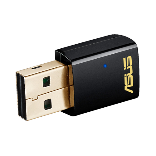 Роутер ASUS USB-AC51 // WI-FI 802.11ac, 150 + 433 Mbps USB Adapter ; 90IG00I0-BM0G00