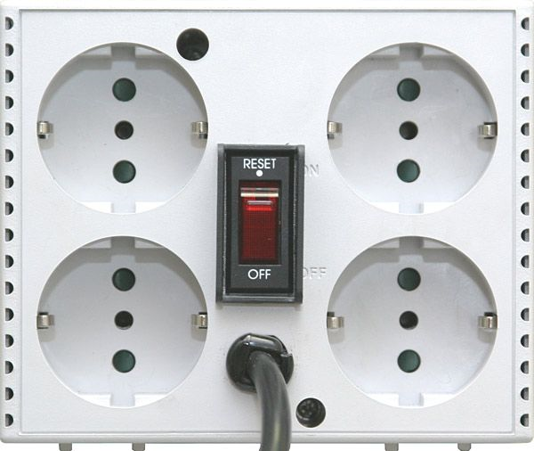 Стабилизаторы напряжения электрического тока Powercom Voltage Regulator, 1200VA, White, Schuko (95255)
