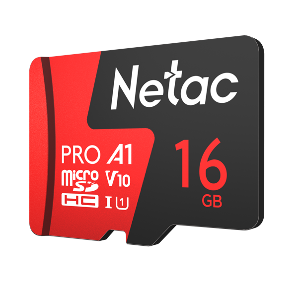 Носитель информации Netac P500 Extreme PRO 16GB MicroSDHC V10/U1/C10 up to 100MB/s, retail pack card only