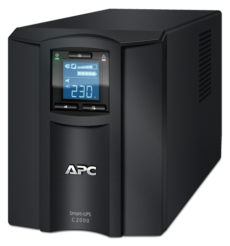 Источник бесперебойного питания APC Smart-UPS C 2000VA/1300W, 230V, Line-Interactive, LCD, 1 year warranty