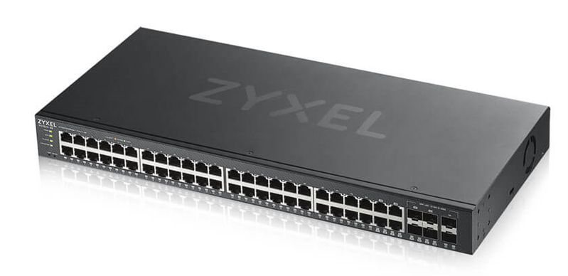 Коммутатор Smart L2 коммутатор Zyxel NebulaFlex GS1920-48v2, rack 19", 44xGE, 4xCombo (SFP/RJ-45), 2xSFP