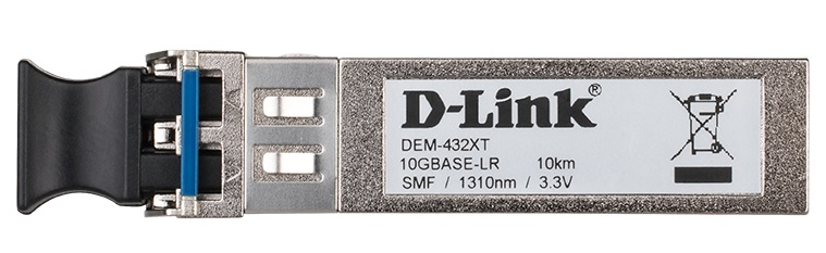 Модуль D-Link SFP+ Transceiver, 10GBase-LR, Duplex LC, 1310nm, Single-mode, 10KM