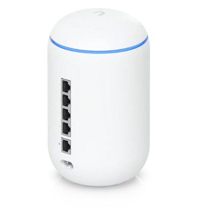 Точка доступа Ubiquiti Dream Machine The Dream Machine (UDM) is an easy-to-use UniFi OS console with a built-in, high-performance WiFi access point.