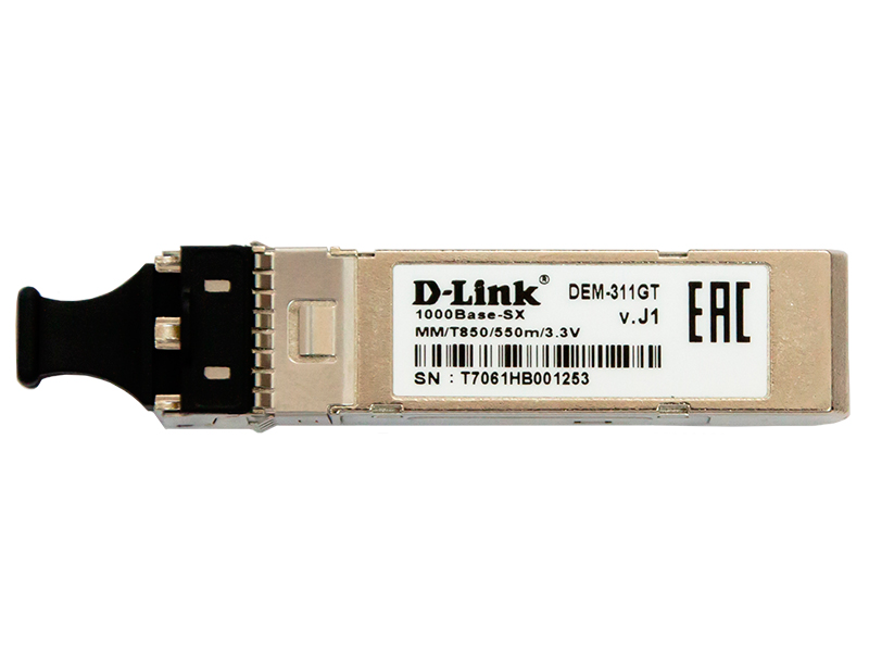 Модуль D-Link SFP Transceiver, 1000Base-SX, Duplex LC, 850nm, Multi-mode, 550M