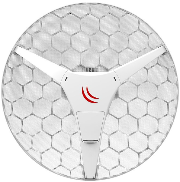 Точка доступа MikroTik Wireless Wire Dish (Pair of preconfigured LHGG-60ad devices for 60Ghz link (60GHz antenna, 802.11ad wireless, four core 716MHz CPU, 256MB RAM, 1x Gigabit LAN, RouterOS L3, POE, PSU) for 1Gbps
