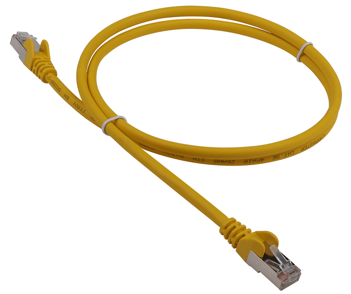 Патч-корд Патч-корд LANMASTER LSZH FTP кат.5e, 1.5 м, желтый