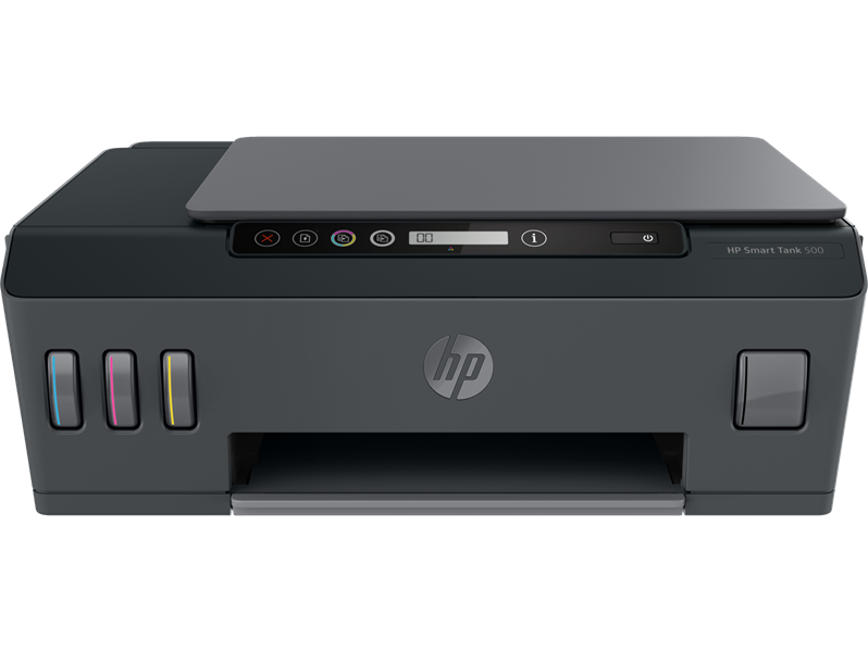 Многофункциональное устройство HP Smart Tank 500 AiO Printer  (p/c/s, A4, 4800x1200dpi, CISS, 11(5)ppm,  1tray 100, USB2.0, 1y war, cartr. B 18K & 8K CMY in box)