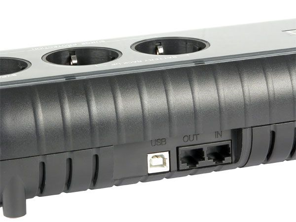 Источник бесперебойного питания Powercom Back-UPS WOW, OffLine, 700VA/350W, Tower, 3xSchuko outlets(1 Surge & 2 batt), USB (37371)