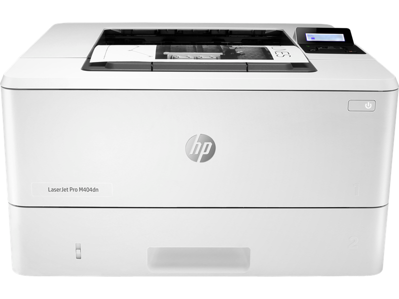 Принтер HP LaserJet Pro M404dn  (A4, 1200dpi,38 ppm, 256 Mb, 2tray 100+250,Duplex, USB2.0/GigEth, PS3 , ePrint, AirPrint, 1y warr, cartridge 3000  pages in box)
