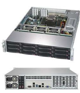 Серверная платформа Supermicro SuperStorage 2U Server 5029P-E1CTR12L noCPU(1)2nd Gen Xeon Scalable/TDP 70-205W/ no DIMM(8)/ 3008controller HDD(12)LFF + opt. 2SFF/ 2x10Gbe/ 4xLP/ 2x800W