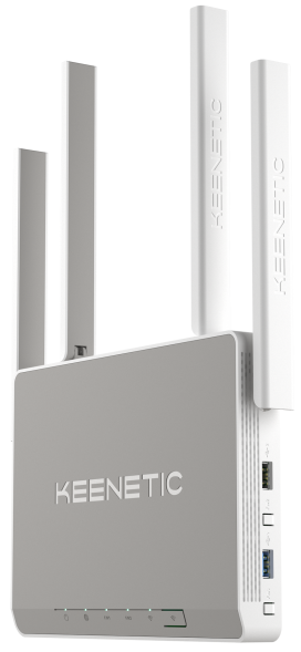 Беспроводной маршрутизатор Keenetic Ultra (KN-1810), Двухдиапазонный гигабитный интернет-центр с Wi-Fi AC2600 Wave 2 MU-MIMO, усилителями приема/передачи, двухъядерным процессором, портами SFP, USB 3.0 и 2.0