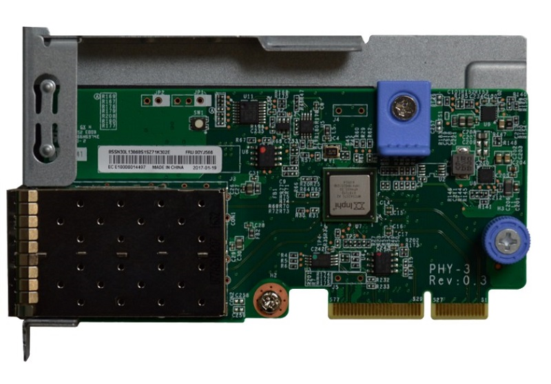 Плата расширения Lenovo ThinkSystem 10Gb 2-port SFP+ LOM (w/o SFP+ transceivers) (SR850/SR950/SR650/SR530/SR550/SR630)