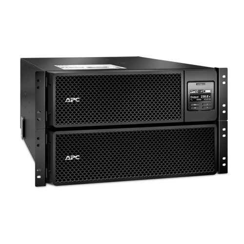 Источник бесперебойного питания для персональных компьютеров и серверов APC Smart-UPS SRT RM, 8000VA/8000W, On-Line, Extended-run, Rack 6U (Tower convertible), Pre-Inst. Web/SNMP, with PC Business, Black, 1 year warranty