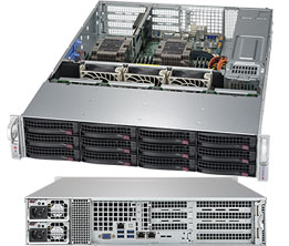 Серверная платформа Supermicro SuperServer 2U 6029P-WTRT noCPU(2)2nd Gen Xeon Scalable/TDP 70-205W/ no DIMM(12)/ SATARAID HDD(12)LFF/ 2x10GbE/ 3xFH, 2xLP, M2/ 2x1200W