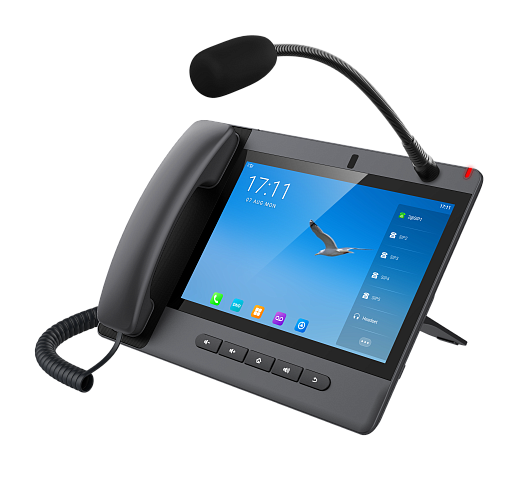 SIP-Телефон Fanvil Android 9.0 Built-in Adjustable 8MP Camera with a Privacy Cover10-party Audio Conference,3-party Video ConferencPTM handsetDual Gigabit ports, PoE IntegratedHD Voice20 SIP Lines