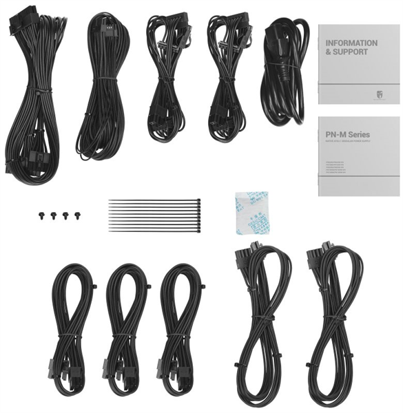 Блок питания Deepcool GAMERSTORM PN1000M (ATX 3.1, 1000W, Full Cable Management, PWM 135mm fan, Active PFC, 80+ GOLD, Active PFC + Full Bridge SRC LLC + DC/DC ,Gen5 PCIe) RET (R-PNA00M-FC0B-WGEU)