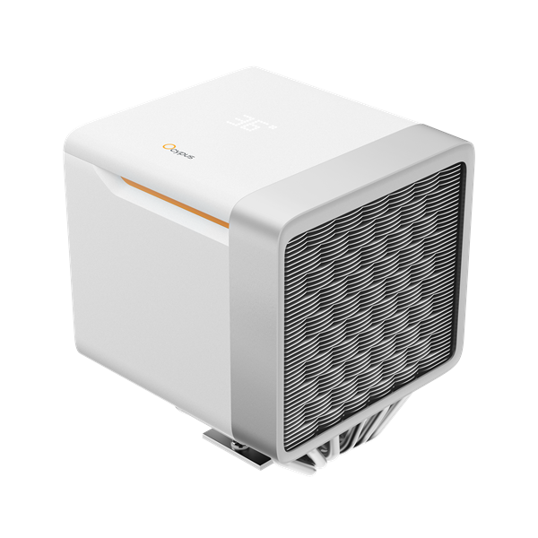 Кулер для процессора Ocypus Delta A62 EX WH Digital, 2x120mm ARGB FAN, Top Display Panel, 6 HEAT PIPES, 4-PIN PWM, 600-1800 RPM, 31DBA, HYDRO BEARING, LGA115X/1200/1700/18XX, AM4/AM5