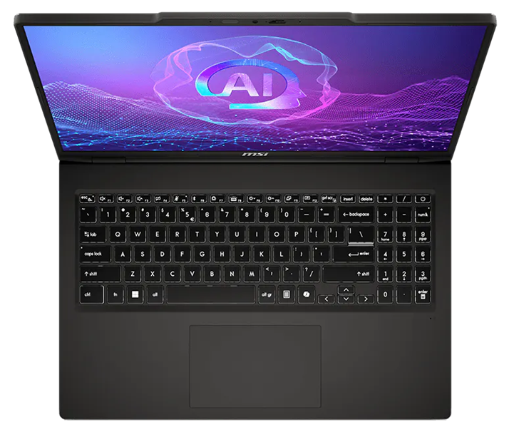 Ноутбук MSI VenturePro Core 7 240H, 16" 16:10 2K OLED (2048x1280),64GB (32GB*2)DDR5, 1TB SSD, RTX5060 8GB GDDR7, DOS,2y