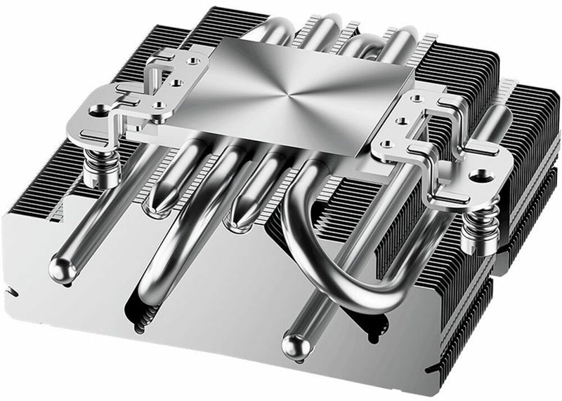 Кулер для процессора PCCooler RC400-37, Low Profile, 75mm FAN, 4 HEAT PIPES, 4-PIN PWM, 2000-4000 RPM, 39 DBA, FDB BEARING, LGA 1851/1700/1200/115X, AMD AM5/AM4