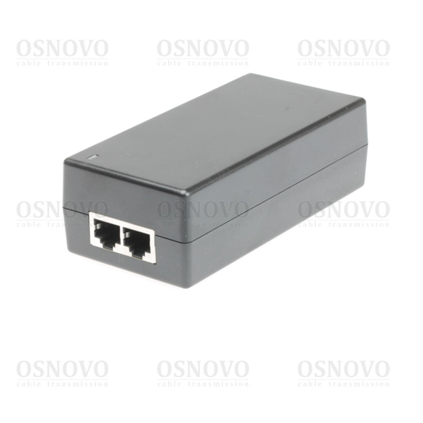 PoE-инжектор OSNOVO Midspan-1/650GA PoE-инжектор Gigabit Ethernet на 1 порт, мощностью до 65W. Совместим с оборудованием PoE IEEE 802.3af/at/bt. Мощность PoE на порт - до 65W. Напряжение PoE - 52V(конт. 1,2,4,5(+)