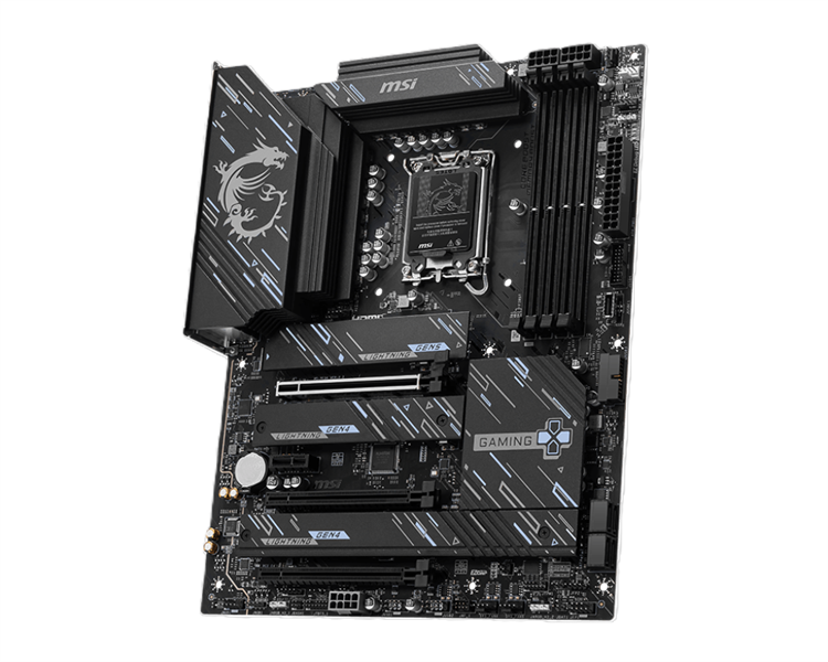 Материнская плата MSI Z890 GAMING PLUS WIFI Z890,LGA1851,4DDR5,3PCI-Ex16,1PCI-Ex1,4M.2 ,1USB4, 1USB3.2 Gen2 X2
