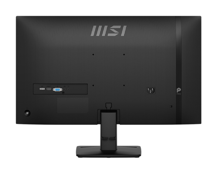 Мониторы MSI PRO MP275 E2 27" 16:9 FHD(1920x1080), IPS Flat, 1ms(MPRT), 1500:1, 100M:1, 300nits, 178/178, HDMI 2.0, DP 1.2a, VGA, Speaker, Tilt, 120HZ, Black, 1y war-ty