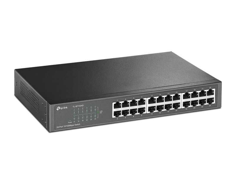 коммутатор TP-Link TL-SF1024D, 24-port 10/100Mbps Desktop/Rackmount Switch