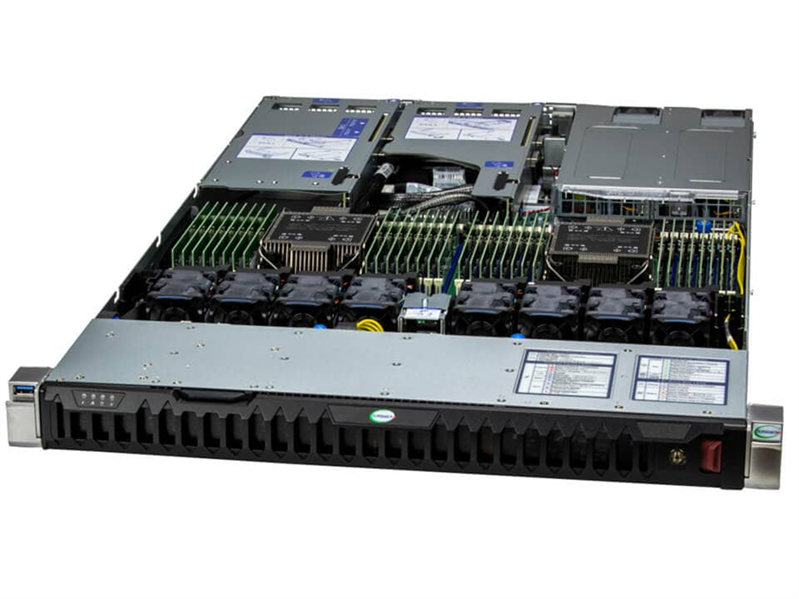 Серверная платформа Supermicro SuperServer noCPU(2)5th and 4th Gen Xeon Scalable/TDP 350W/no DIMM(32)/8 SAS/SATA(AOC-S3908)+4 NVMe/2x10Gb/2x1200W/SFT-DCMS-SINGLE/6th config
