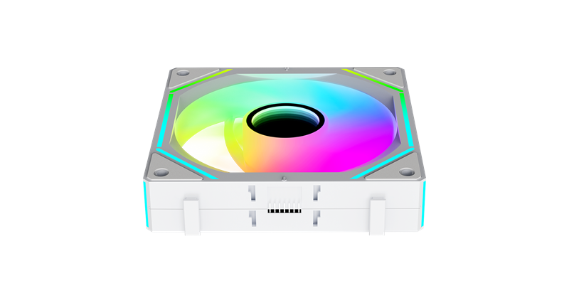 Вентилятор для корпуса Ocypus Gamma F12 UNI WH ARGB 3 IN 1, 3x120x120x25mm, 4-PIN PWM, 800-1800 RPM, 31 DBA MAX, HYDRO BEARING