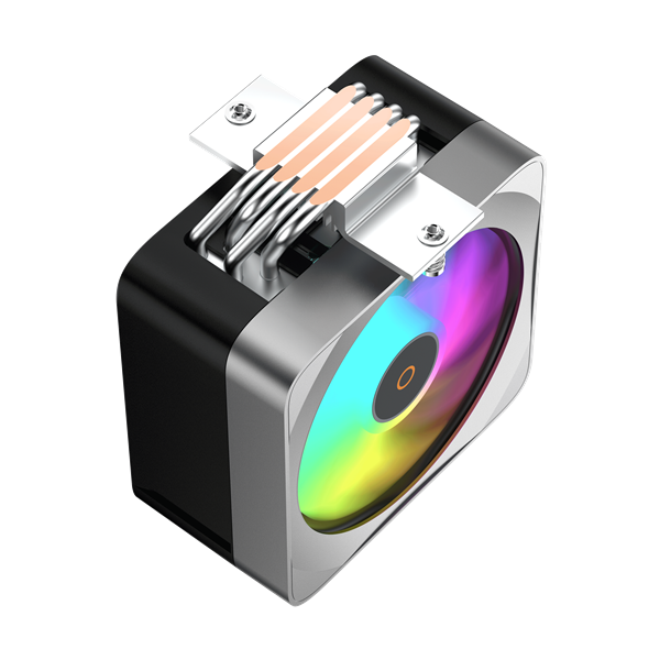 Кулер для процессора Ocypus Delta A40 EX BK Digital, 120mm ARGB FAN, Top Display Panel, 4 HEAT PIPES, 4-PIN PWM, 500-1800 RPM, 29DBA, HYDRO BEARING, LGA115X/1200/1700/18XX, AM4/AM5