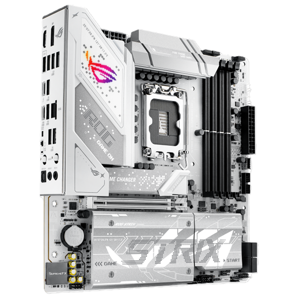 Материнская плата ASUS ROG STRIX B860-G GAMING WIFI, LGA1851, B860, 4*DDR5, 4*SATA, 4*M.2, 4*USB 3.2, 4*USB 2.0, Type-C, 2*PCIx16, DP+HDMI, ATX; 90MB1JF0-M0EAY0