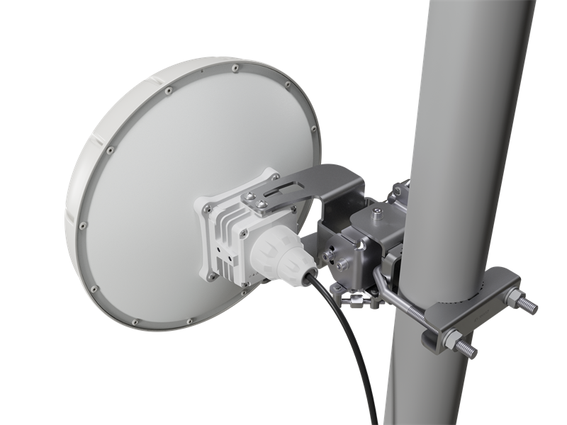 Комплект из двух точек доступа MikroTik Wireless Wire nRAY (Pair of preconfigured nRAYG-60ad devices for 60Ghz link (60GHz antenna, 802.11ad wireless, two core 1.2GHz CPU, 25 (царапины, потертости, следы установки, внешний вид БУ)