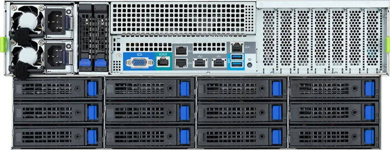 Шасси серверное Gigabyte Server Platform S453-S70 4U 2 x LGA4677 up 270W, 16 x DDR5 , 36 x 3.5'' SATA/SAS HotSwap, 2 x M.2 22110, 6 x PCI-e LP x16, 2 x 10GbE LAN + 2 x 1GbE, AST2600, R1600W