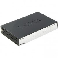 Коммутатор D-Link Неуправляемый коммутатор, 8x100Base-TX, корпус металл