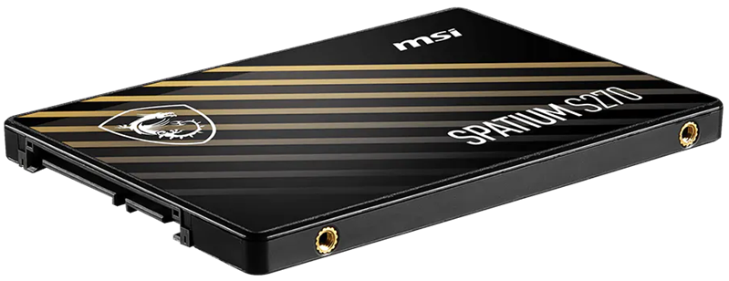 Твердотельный накопитель MSI SSD SPATIUM S270 480GB SATA III 2.5" R500/W450MB/s 3D NAND TLC MTBF 2M 55000/80000 IOPS 250TBW