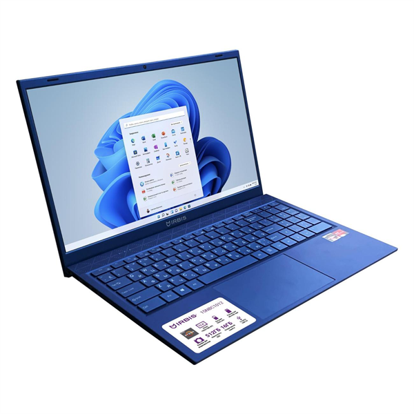 Ноутбук IRBIS 15NBC1012 15.6"LCD 1920*1080 IPS, R5-5560U, 16GB sodimm 2400MHZ+512GB SSD, AC wifi, Front camera: 2MP, 5000mha battery, metal (после ремонта, потертости, царапины, сильные повреждения коробки)
