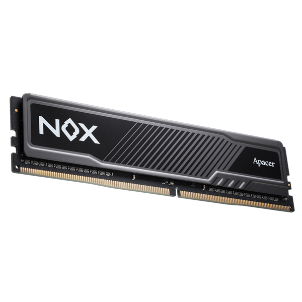 Оперативная память Apacer DDR4 16GB 3200MHz DIMM NOX Black Gaming Memory (PC4-25600) CL16 1.35V Intel XMP 2.0, Heat Sink (Retail) 1024*8 3 years (AH4U16G32C28YMBAA-1)