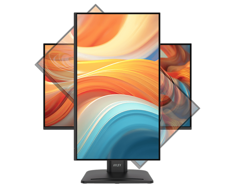 Монитор MSI PRO MP245PHG E14 23.8" 16:9 FHD(1920x1080) IPS Flat,1ms(MPRT),1500:1,100M:1,300nits,HDMI 2.0,DP 1.2,USB-C,USB-Ax2,USB-B,Speaker,Tilt,Swivel,Height,Pivot,VESA,144Hz,Black,1y w-ty