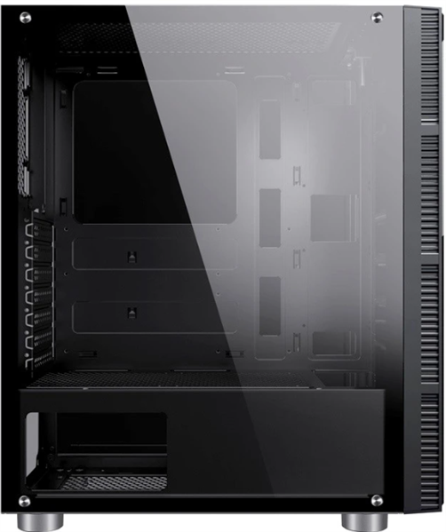 корпус Accord 3407 black w/o PSU ATX 8x120mm 2xUSB2.0 1xUSB3.0 audio bott PSU