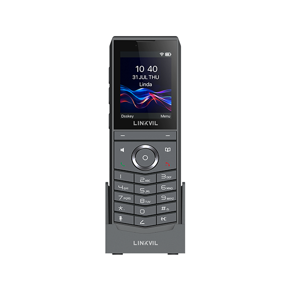 Wi-Fi телефон LINKVIL W620W Беспровод. Wi-Fi, 8 SIP-акк., 2.4" 240 х 320 Цвет. экран, защ. от падения с 1.8м., BT 5.0, бат. 3000 mAh