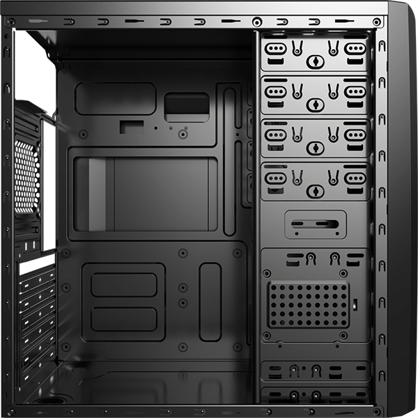Корпус Formula V Line CS-1101 ATX USB3.0x1/USB2.0x2/audio (ex Aerocool) (вмятина)